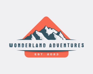 Mountain Himalayas Travel Adventure logo design