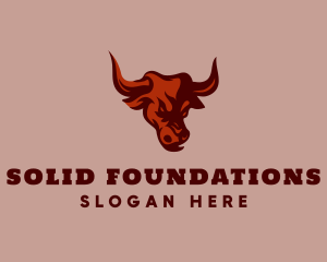 Buffalo - Wild Bull Horns logo design
