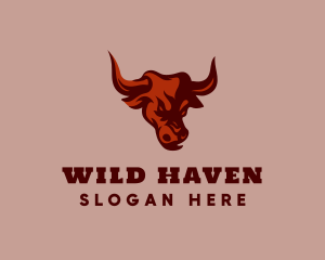 Wild Bull Horns logo design