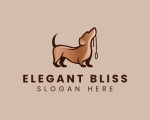 Pet Dog Leash Logo