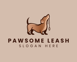 Leash - Pet Dog Leash logo design