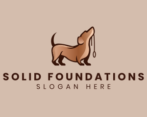 Hound - Pet Dog Leash logo design