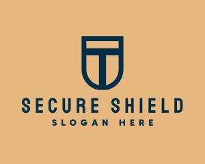 Antivirus - Modern Shield Letter T logo design