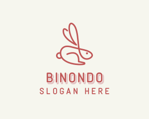 Bunny Pet Rabbit Logo