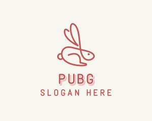 Bunny Pet Rabbit Logo