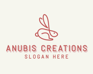 Bunny Pet Rabbit logo design