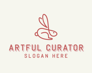 Bunny Pet Rabbit logo design