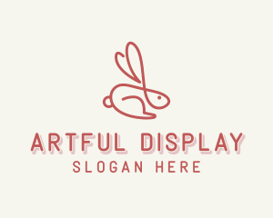 Bunny Pet Rabbit logo design