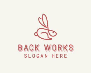 Bunny Pet Rabbit logo design