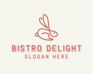 Bunny Pet Rabbit logo design