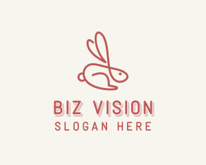 Bunny Pet Rabbit logo design