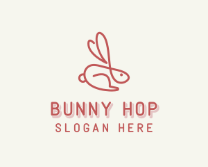 Bunny Pet Rabbit logo design