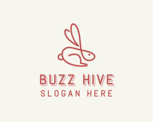 Bunny Pet Rabbit logo design