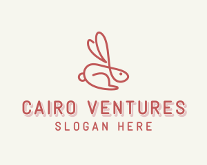 Bunny Pet Rabbit logo design