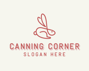 Bunny Pet Rabbit logo design