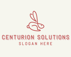 Bunny Pet Rabbit logo design