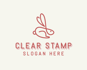 Bunny Pet Rabbit logo design