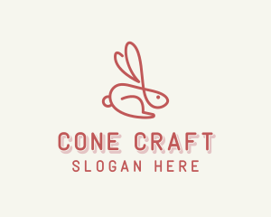 Bunny Pet Rabbit logo design