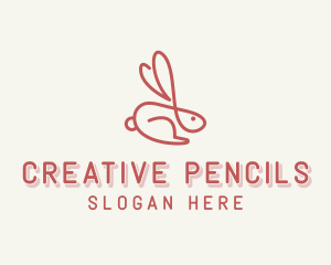 Bunny Pet Rabbit logo design