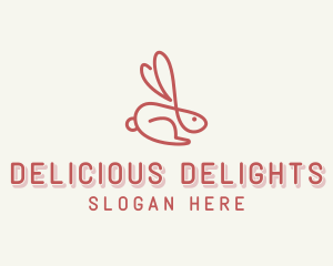 Bunny Pet Rabbit logo design