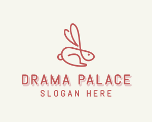 Bunny Pet Rabbit logo design