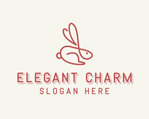 Bunny Pet Rabbit logo design