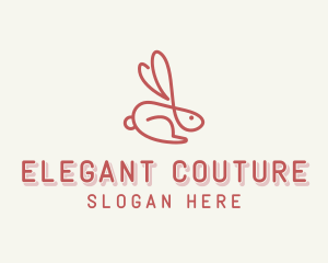 Bunny Pet Rabbit logo design