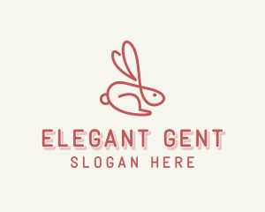 Bunny Pet Rabbit logo design