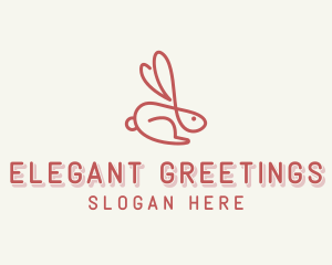 Bunny Pet Rabbit logo design