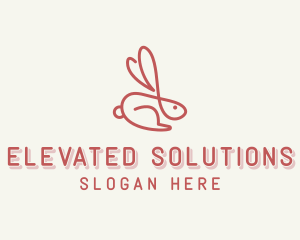 Bunny Pet Rabbit logo design