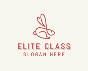 Bunny Pet Rabbit logo design