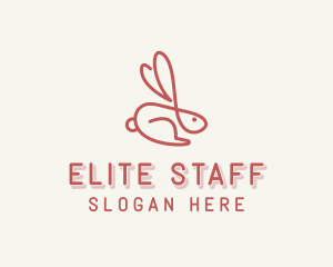 Bunny Pet Rabbit logo design