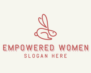 Bunny Pet Rabbit logo design