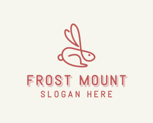 Bunny Pet Rabbit logo design