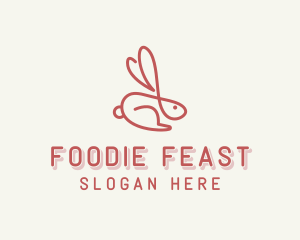 Bunny Pet Rabbit logo design