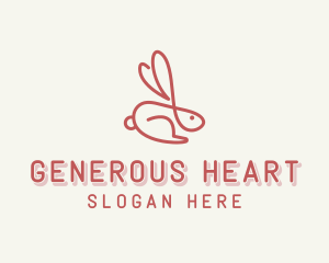 Bunny Pet Rabbit logo design