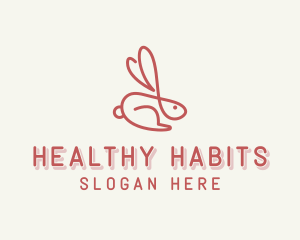 Bunny Pet Rabbit logo design