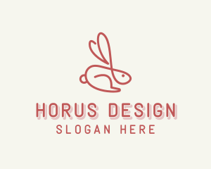 Bunny Pet Rabbit logo design