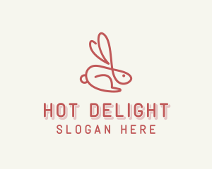 Bunny Pet Rabbit logo design