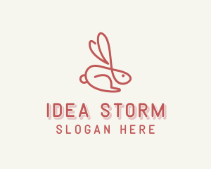 Bunny Pet Rabbit logo design