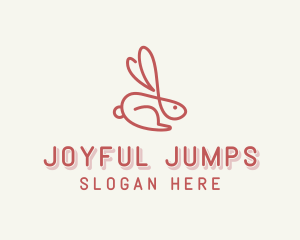 Bunny Pet Rabbit logo design