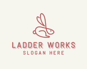 Bunny Pet Rabbit logo design