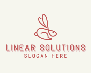 Bunny Pet Rabbit logo design