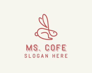 Bunny Pet Rabbit logo design