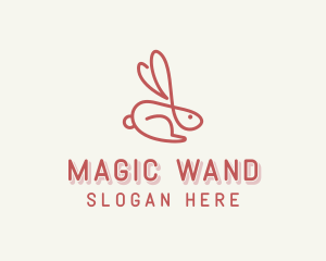 Bunny Pet Rabbit logo design