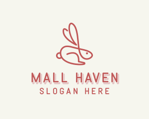 Bunny Pet Rabbit logo design