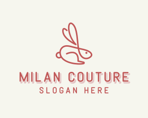 Bunny Pet Rabbit logo design