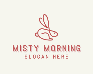 Bunny Pet Rabbit logo design