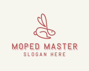 Bunny Pet Rabbit logo design