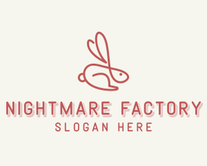 Bunny Pet Rabbit logo design